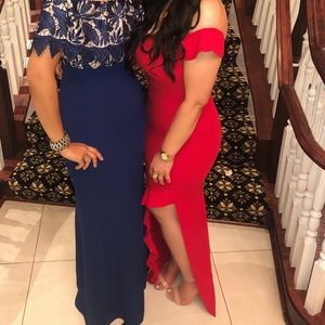 Missguided Red Maxi Dress